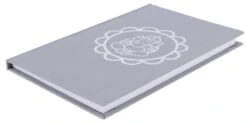 Notizbuch, Tagebuch - Ganesh Mandala Grau - 17x11x1 Cm -Deko Haus Store tisy 18 buecher 23