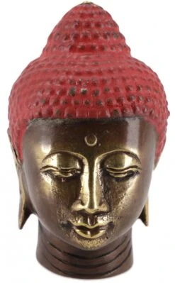 Buddha Kopf, Buddha Büste, Figur Aus Messing 7 Cm - Modell 1