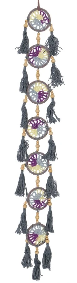 Traumfängerkette - Taubenblau - 45x17x2 Cm Ø17 Cm