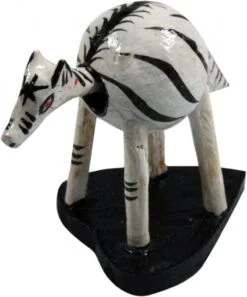 Wackelkopf Tier, Wackeltier - Zebra 1 - 6x4x4 Cm