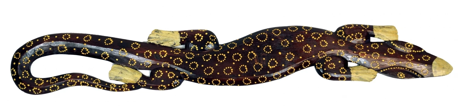 Wandgecko, Maske 100 Cm Naturbraun - Modell 4 1 Wandgecko, Maske 100 Cm Naturbraun - Modell 4