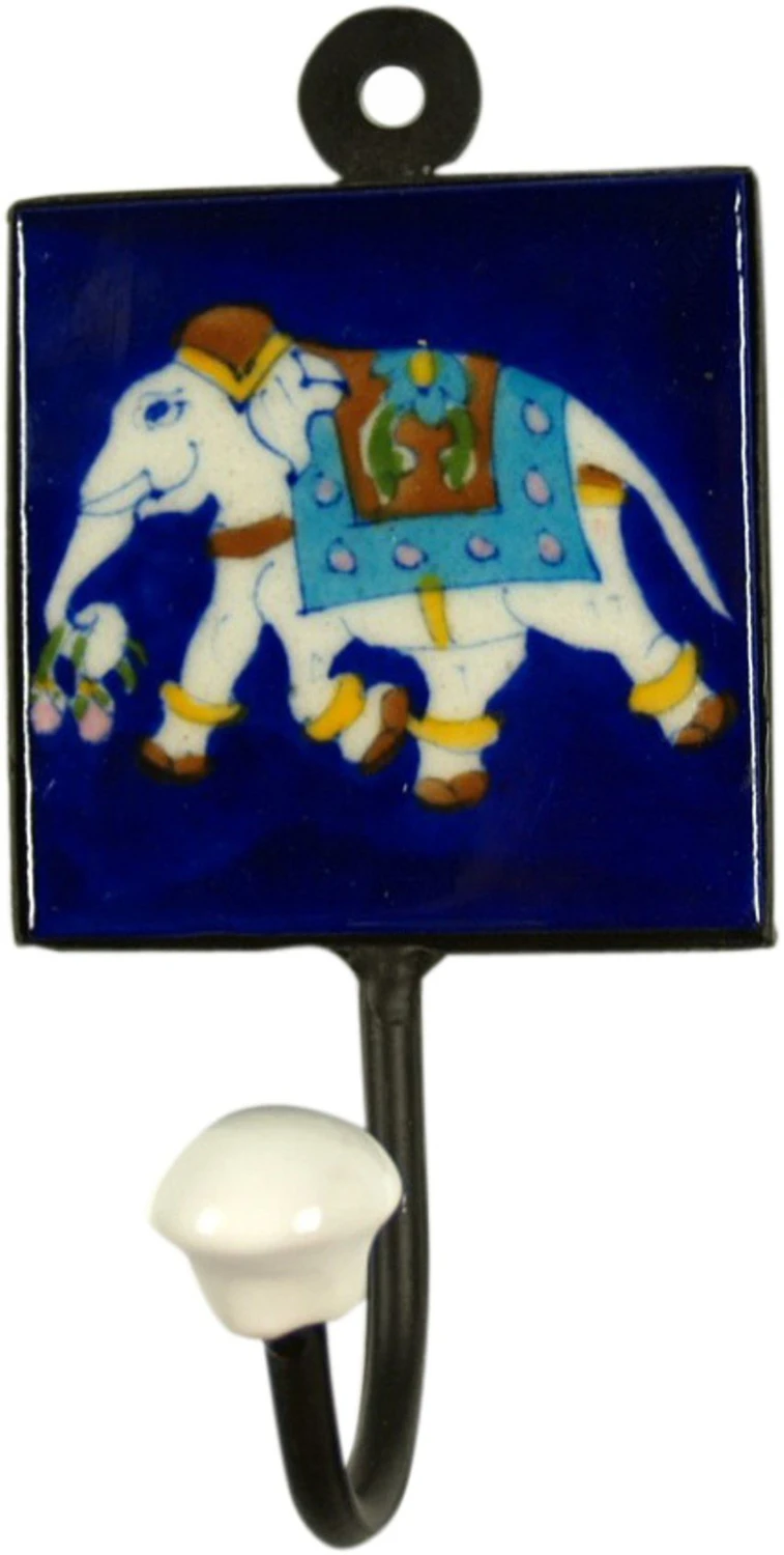 Wandhaken, Garderobenhaken Mit Handgefertigter Fliese, Kleiderhaken (8*8 Cm) - Modell 9 1 Wandhaken, Garderobenhaken Mit Handgefertigter Fliese, Kleiderhaken (8*8 Cm) - Modell 9