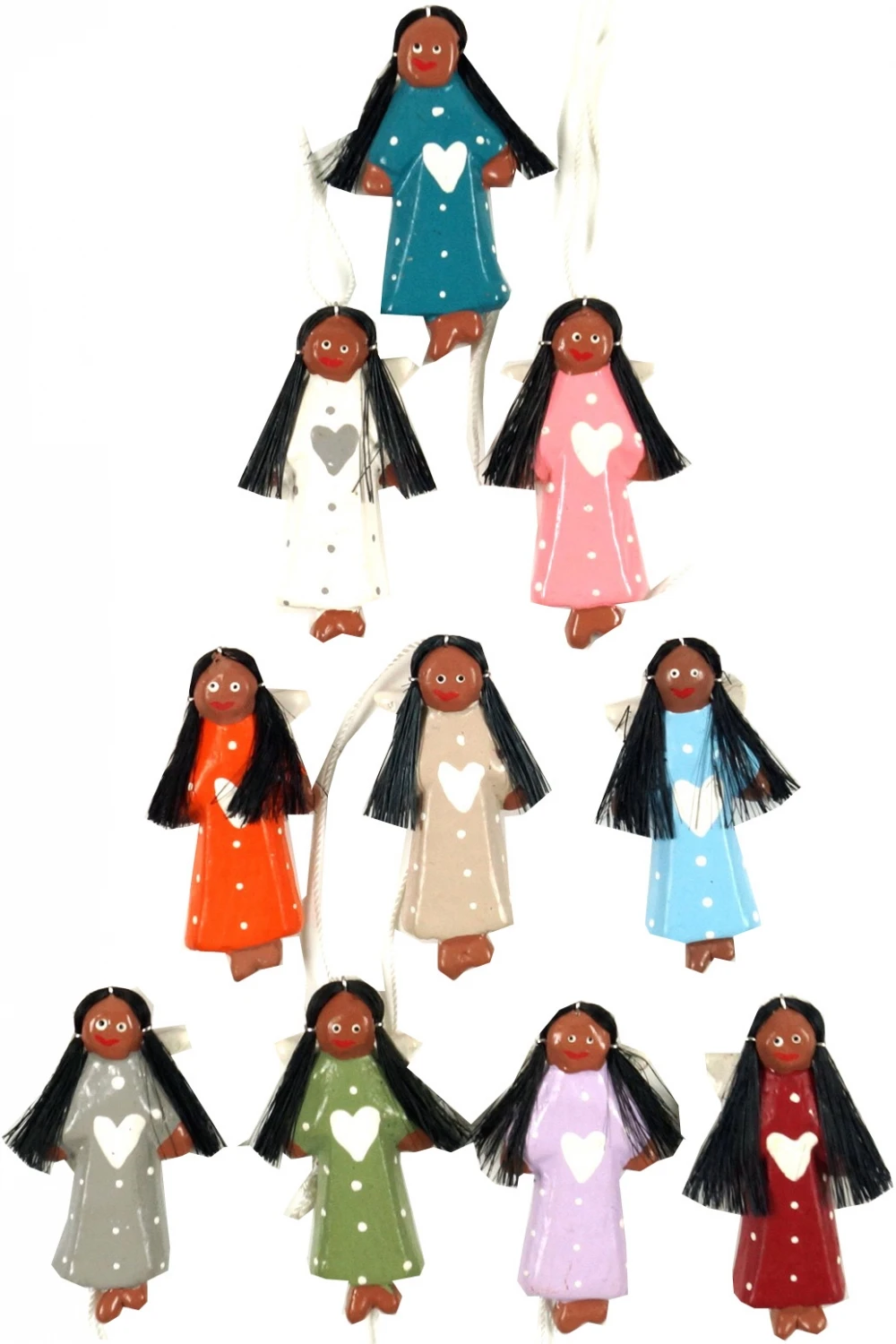 Weihnachtsengel, Schutzengel, Baumbehang Engel 10 Er Set - 5x2x0,5 Cm 1 Weihnachtsengel, Schutzengel, Baumbehang Engel 10 Er Set - 5x2x0,5 Cm