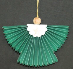 5er Set Origami Weihnachtsschmuck, Weinachts Deko, Fensterdeko - Engel 15cm -Deko Haus Store werimg 6655